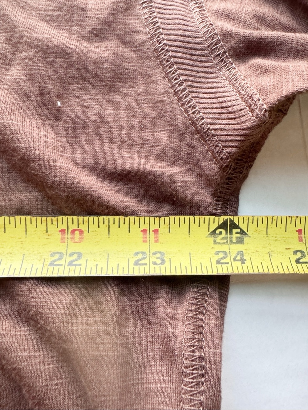 Sundry Open-Back Slub Cotton Long Sleeve Top  in Chocolate Brown NWT - Picture 15 of 16